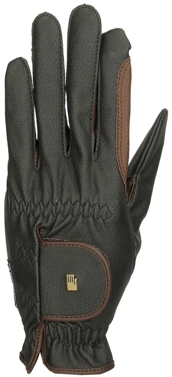Roeckl Handschoenen Roeckl Bicolor Grip Zwart-donkerbruin