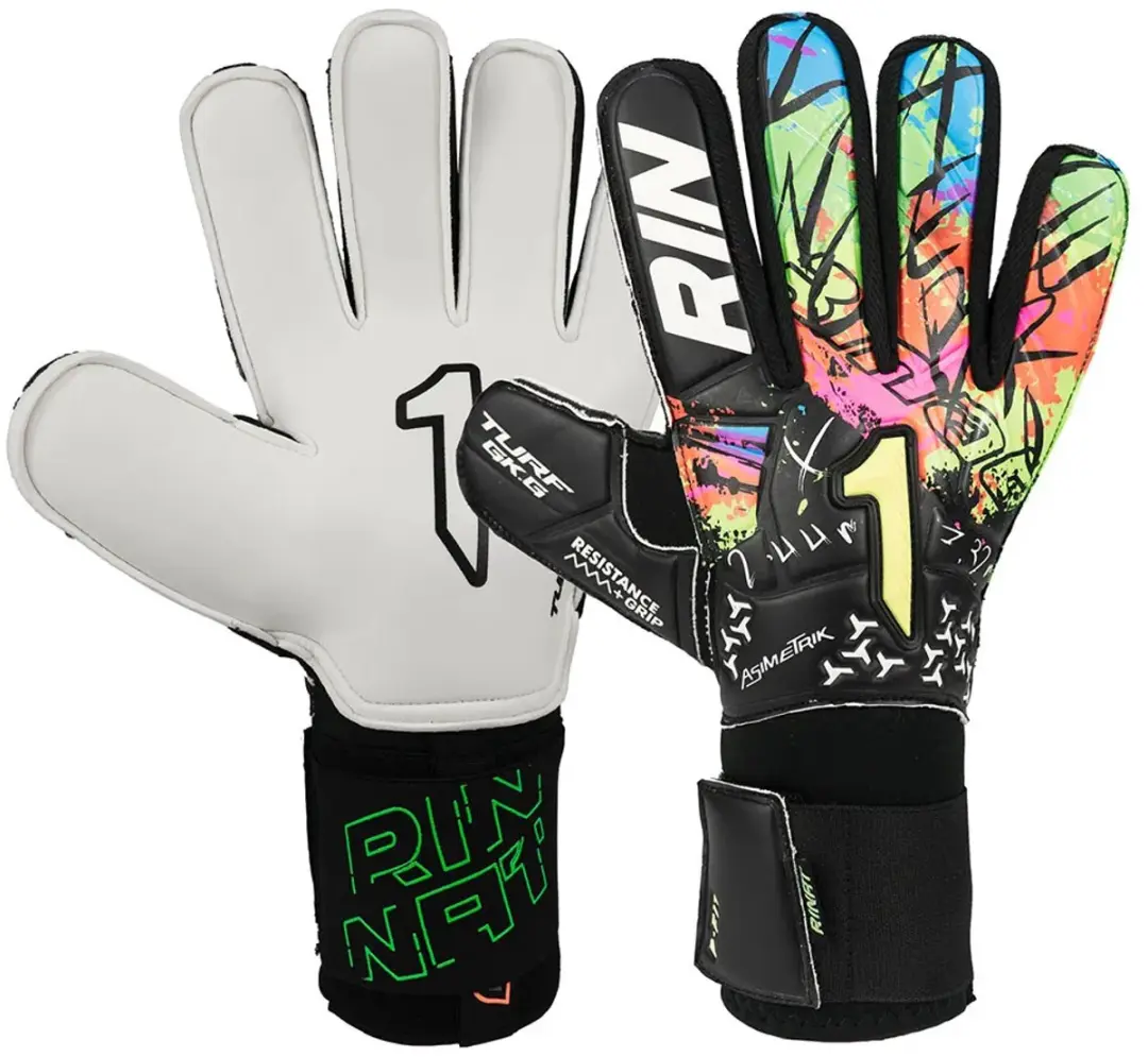 Rinat Asimetrik Turf Keepershandschoenen - Zwart - 8 - afbeelding 6 van 6