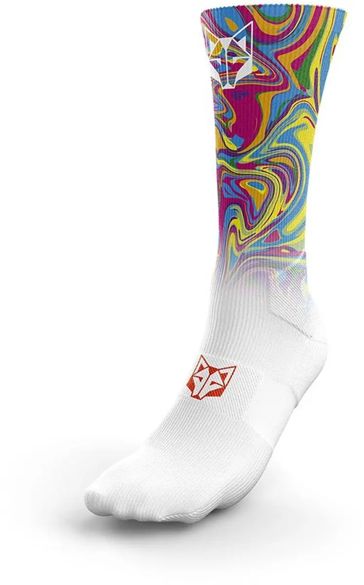 Otso Psychedelic Lange Sokken Veelkleurig EU 40-43