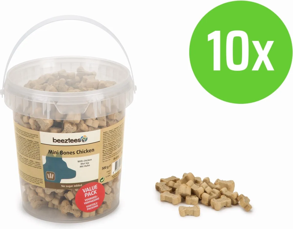 Beeztees Mini Bones Chicken Hondensnoepjes