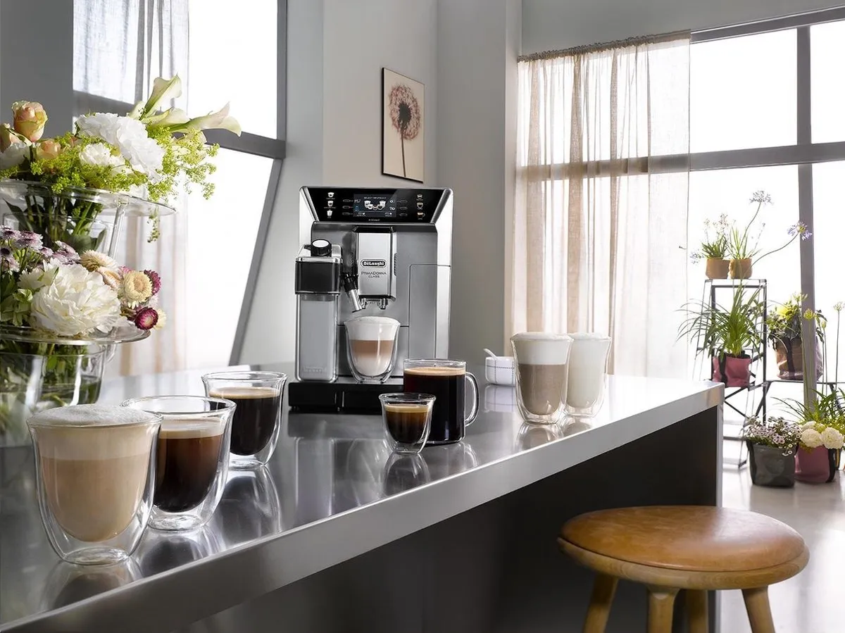 De'Longhi PrimaDonna ECAM 550.85.MS Espressomolen - 2L - 400g - Metallic