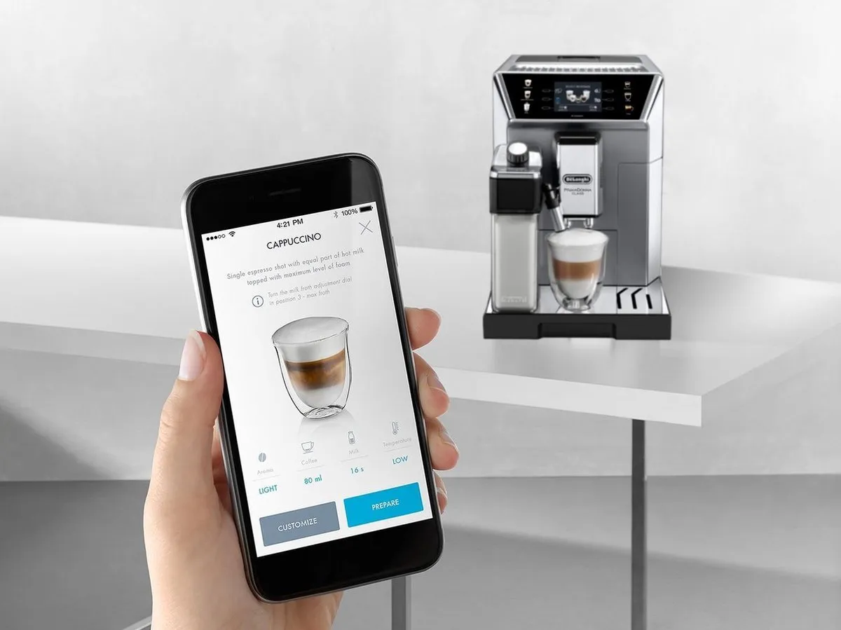 De'Longhi PrimaDonna ECAM 550.85.MS Espressomolen - 2L - 400g - Metallic - afbeelding 6 van 6