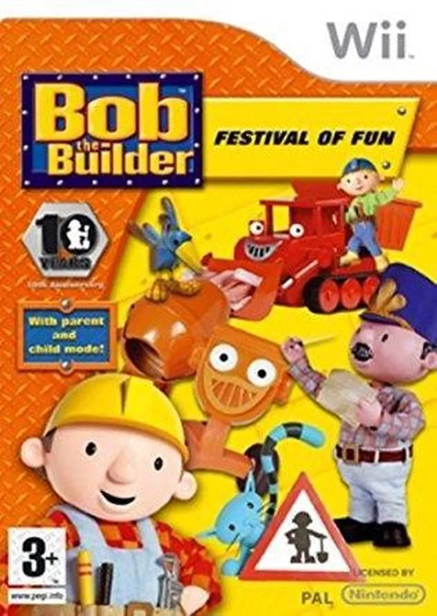 Nintendo Bob The Builder Festival of Fun Wii