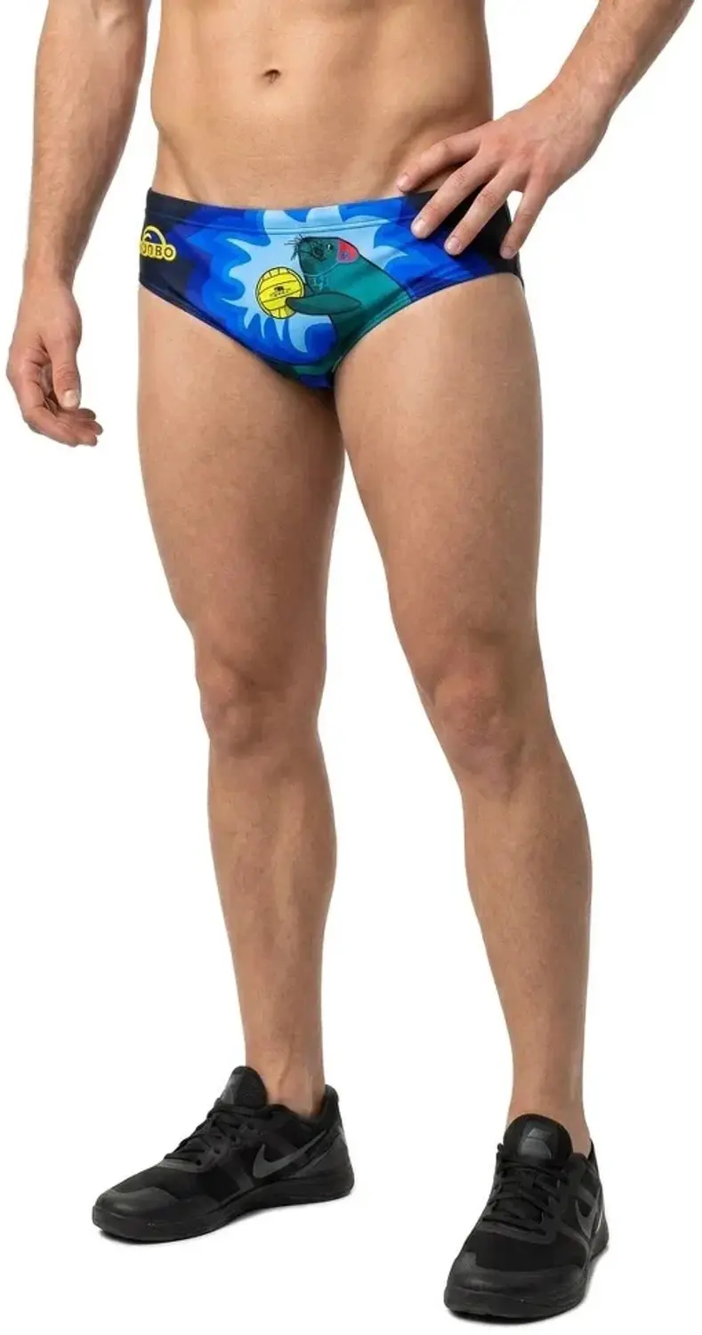 Turbo Seal Zwemslip Geel,Oranje L Man