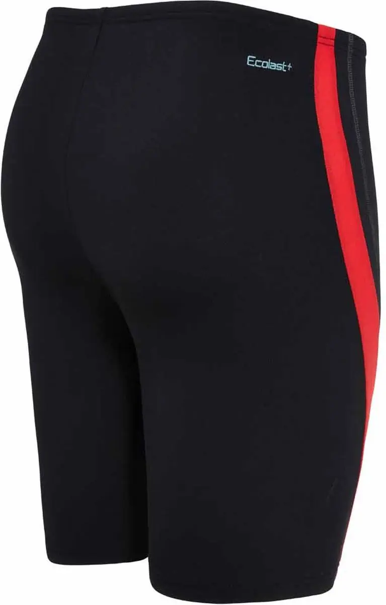 Zoggs Eaton Mid Jammer - Zwart/Rood - afbeelding 2 van 6