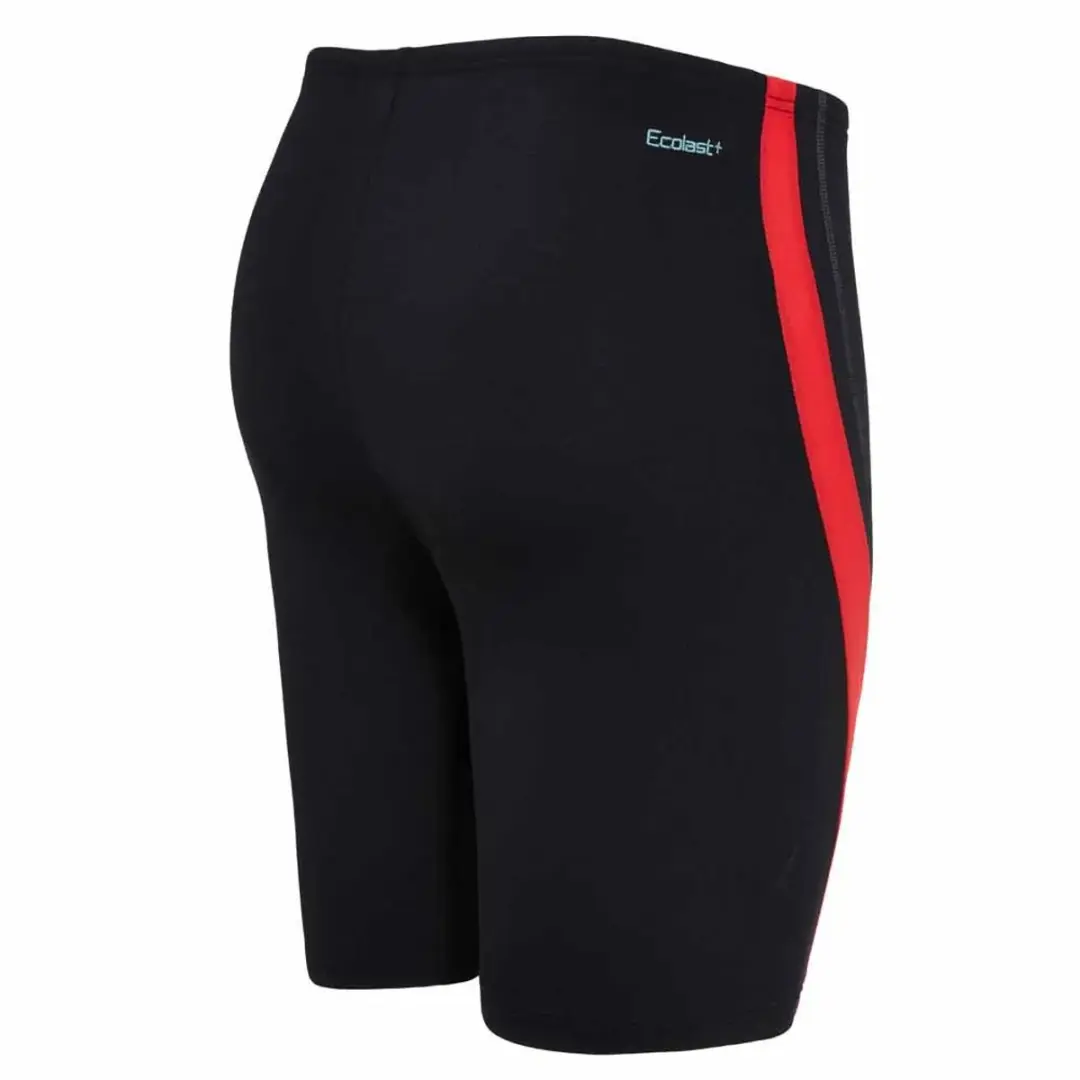 Zoggs Eaton Mid Jammer - Zwart/Rood - afbeelding 3 van 6