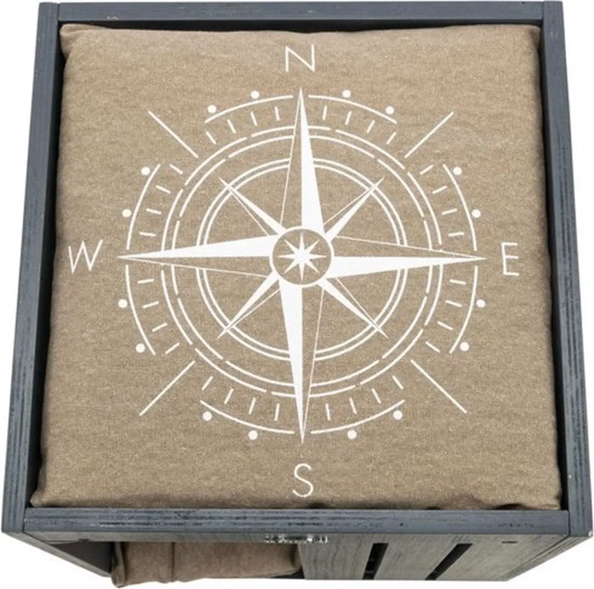 Trixie Be Nordic Kattenhuis Alva Antraciet/Zand - 36x36x51cm - afbeelding 6 van 6