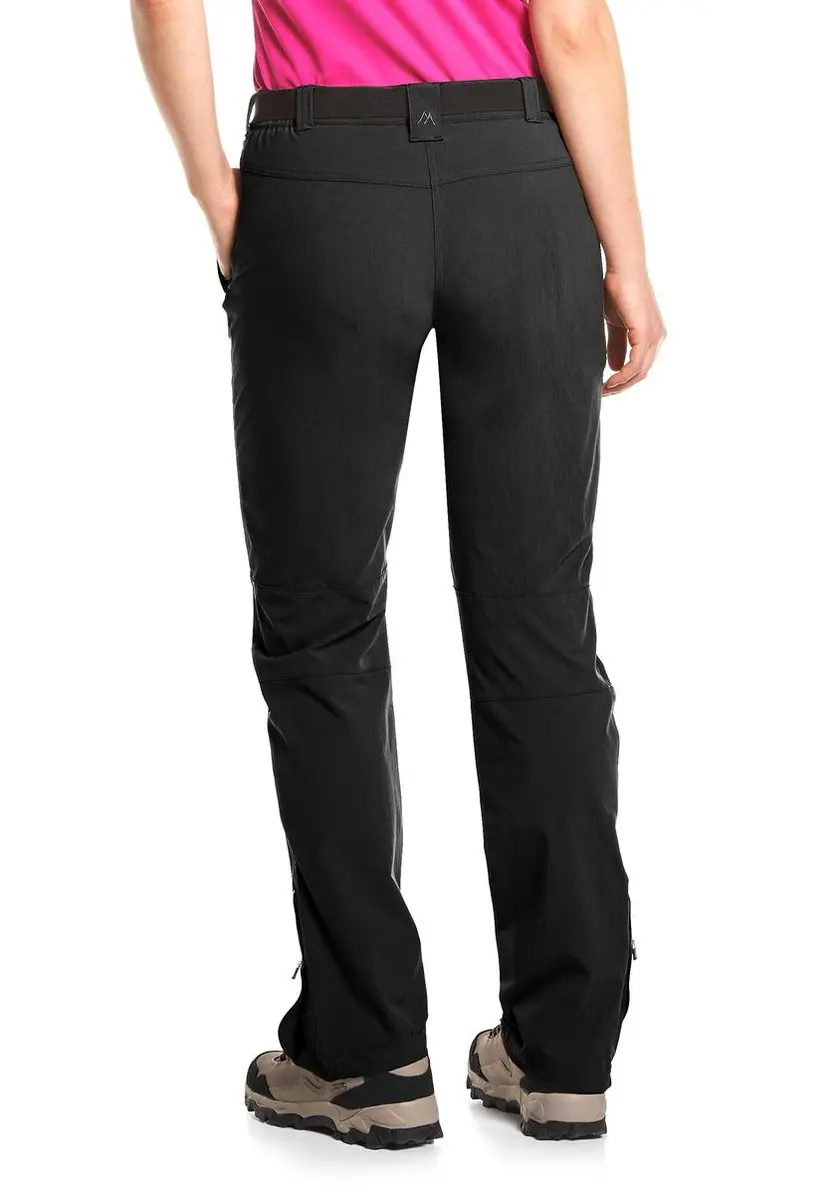Maier Sports Inara Slim lange broek Dames zwart Maat 42-kort - afbeelding 5 van 6