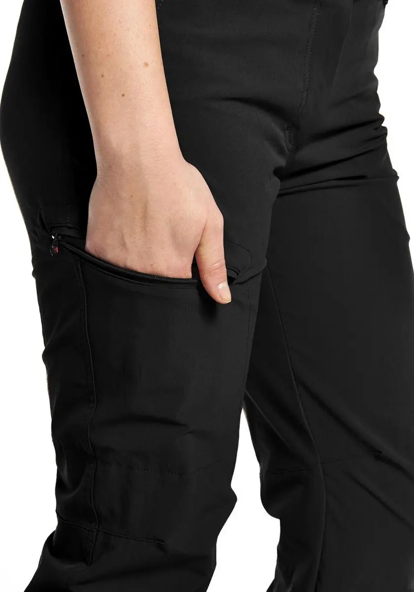 Maier Sports Inara Slim lange broek Dames zwart Maat 42-kort - afbeelding 6 van 6