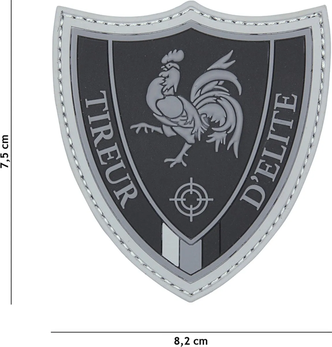 101 Inc Embleem 3D Pvc Tireur D'Elite 9047
