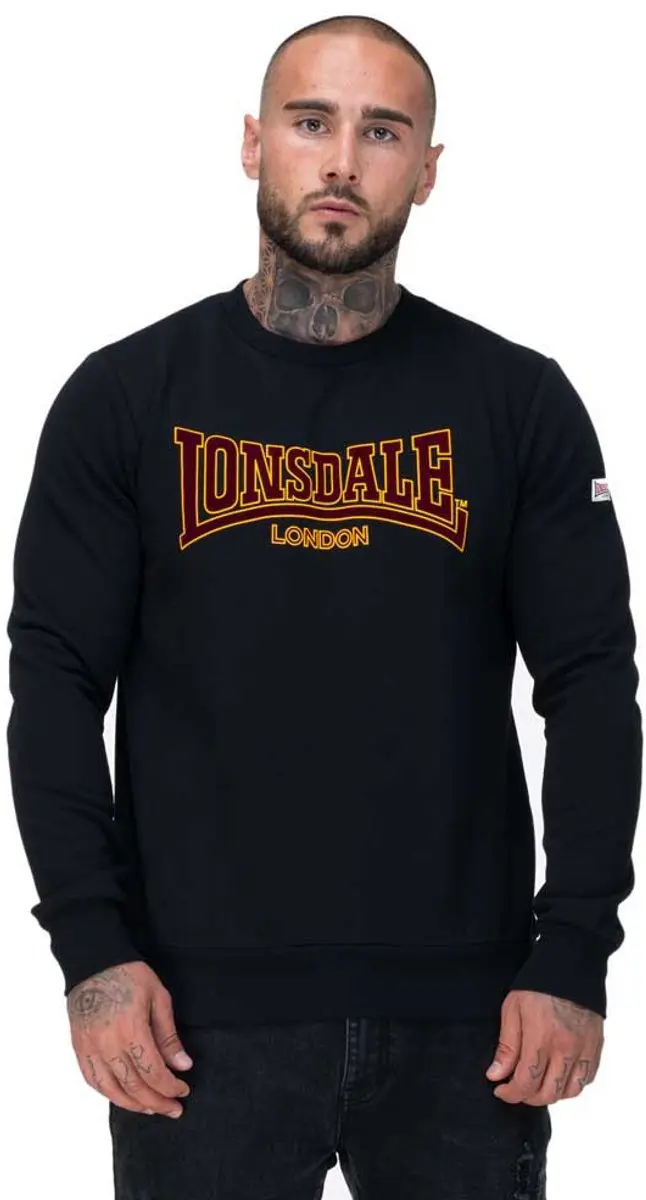 Lonsdale Crewneck Classic Sweatshirt Zwart L Man