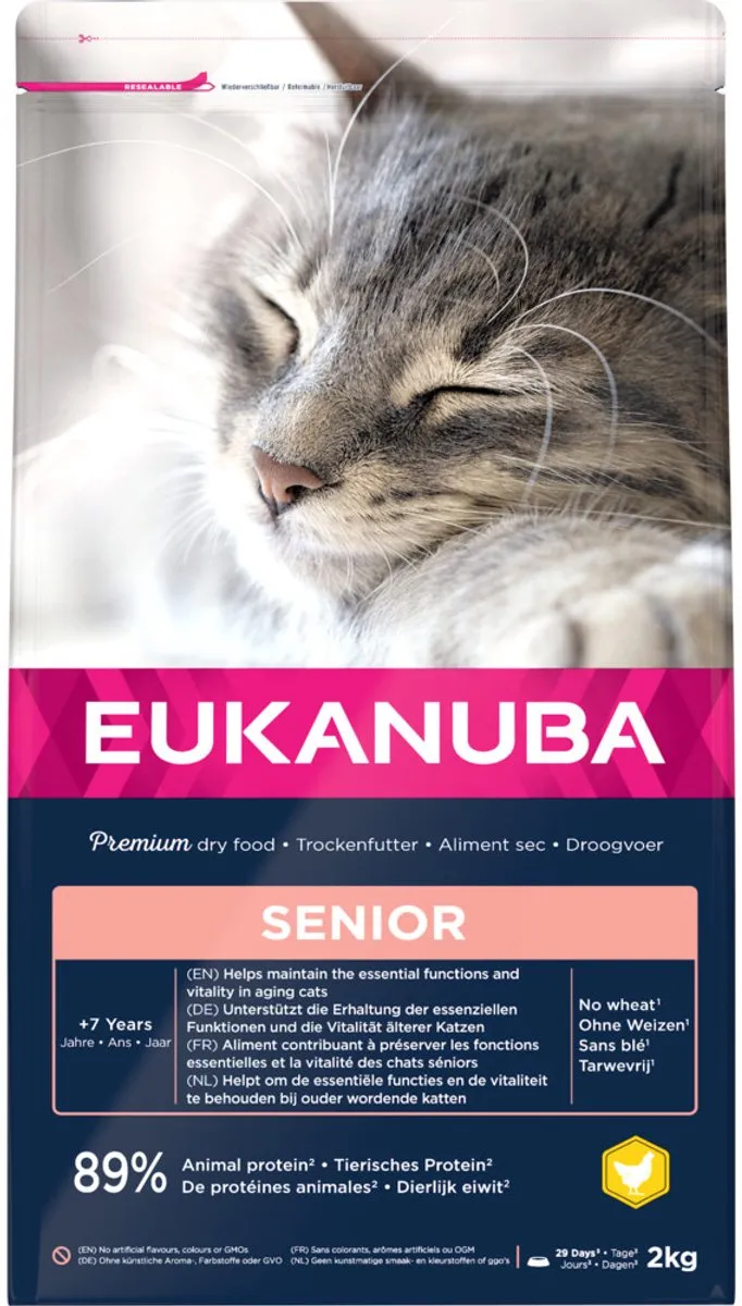 Eukanuba Kat Top Condition 7+ Senior Kip - 2 kg