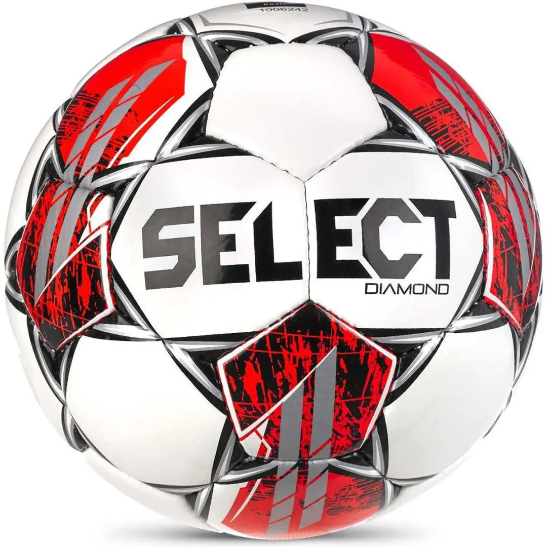 Select Diamond V23 Trainingsbal - Wit / Rood | Maat: 3