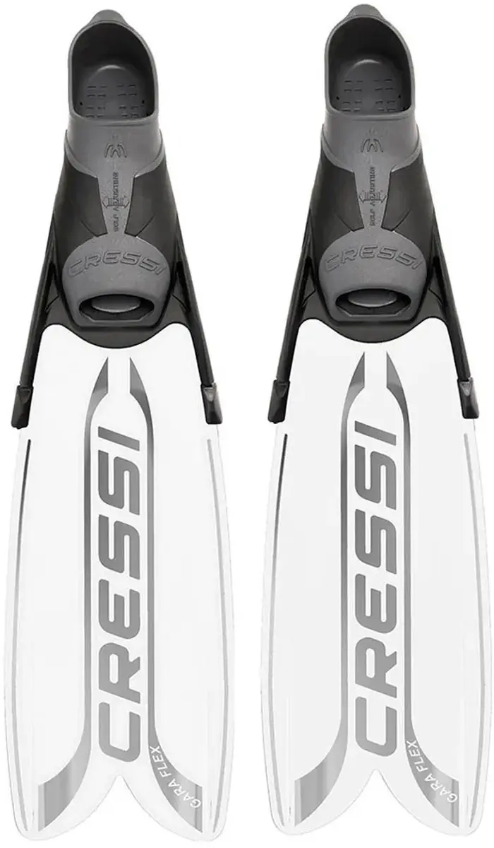 Cressi Gara Turbo Flex Freedivingvinnen Wit EU 40-41