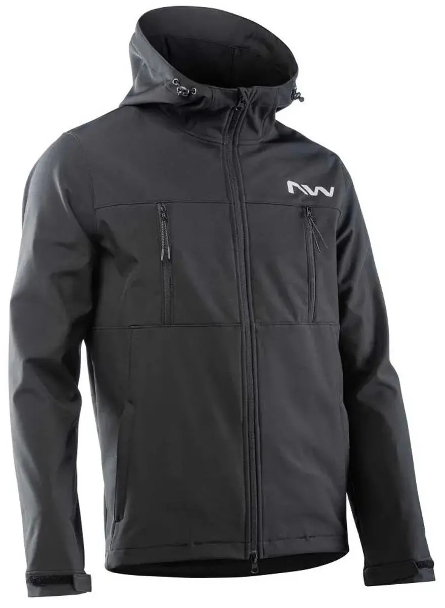 Northwave Easy Out Softshell Jas - Zwart - L - afbeelding 4 van 6