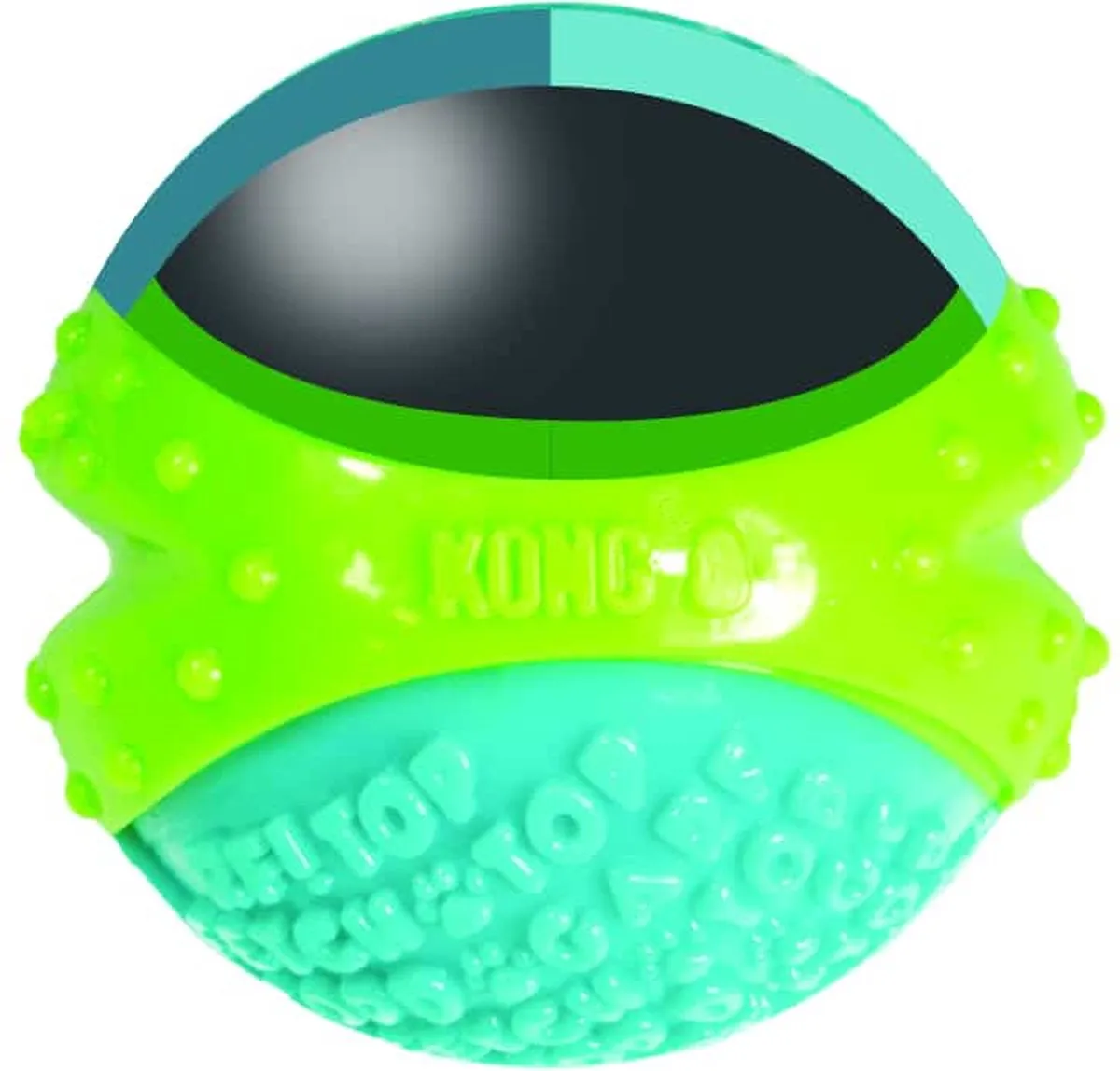 KONG Corestrength Ball Medium - Blauw & Groen