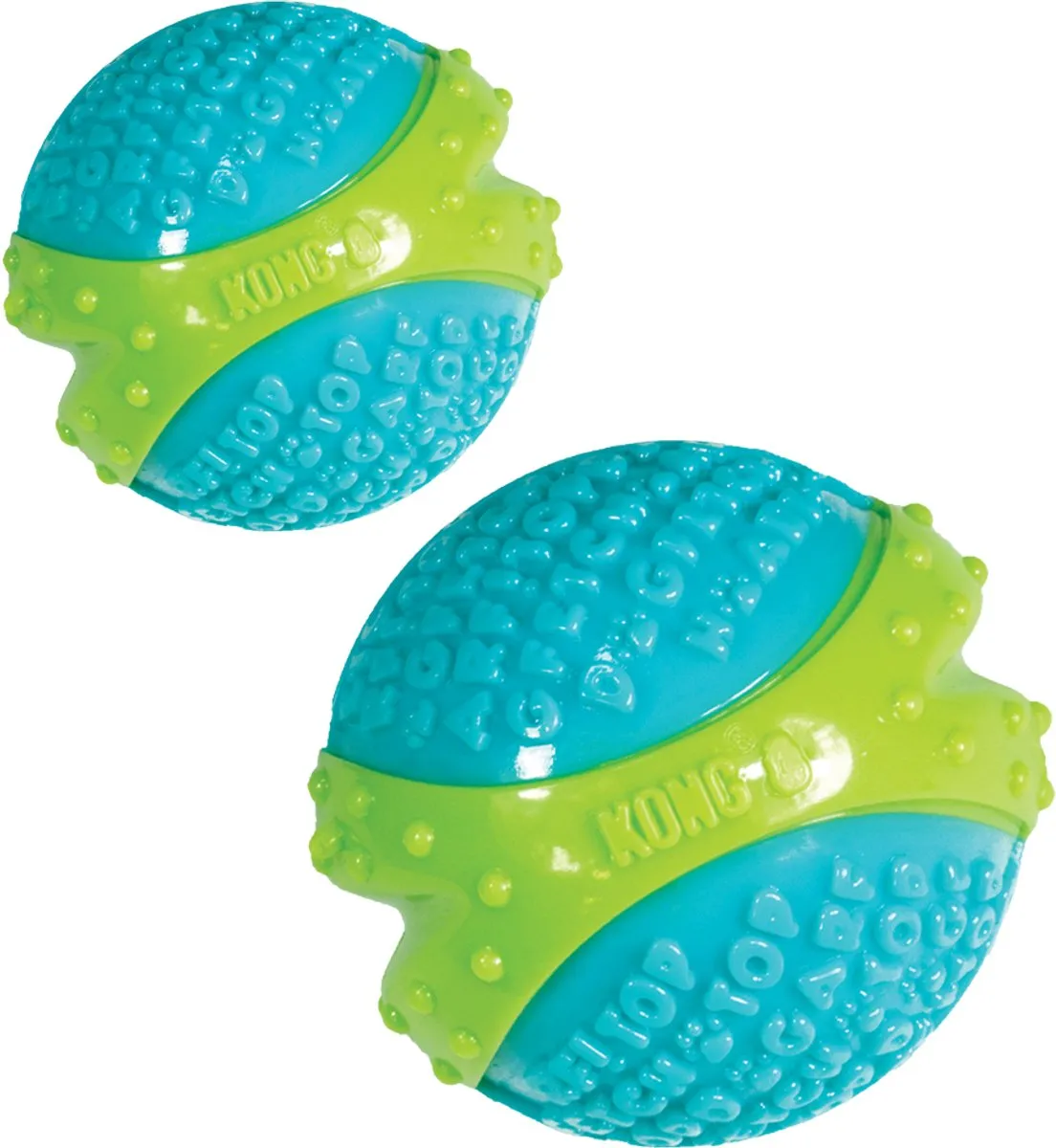 KONG Corestrength Ball Medium - Blauw & Groen