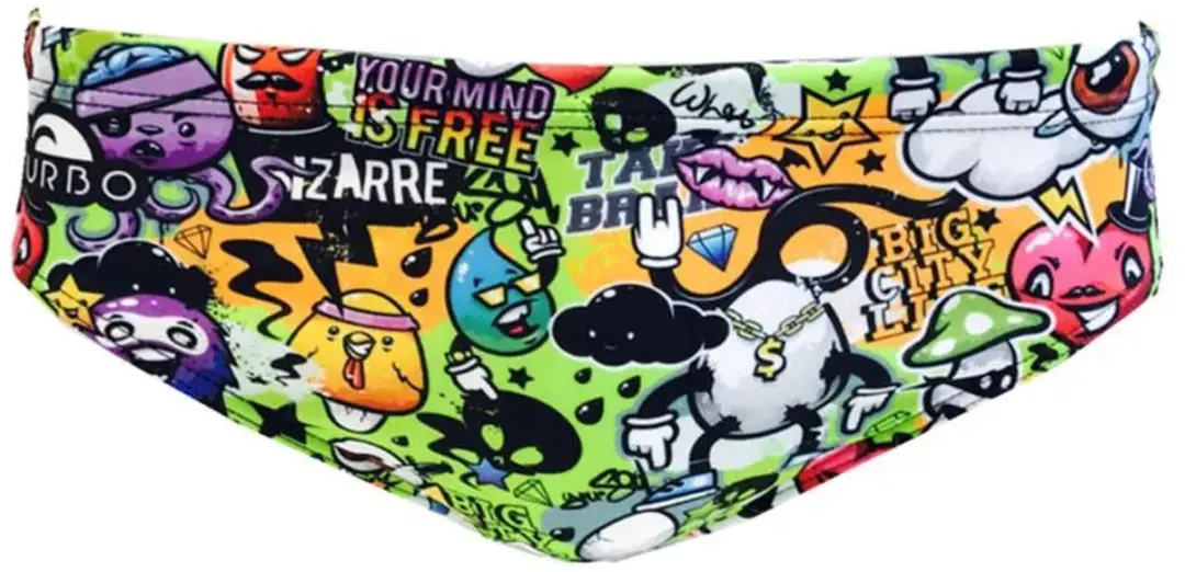 Turbo Race Zwemslip Veelkleurig 5XL Man