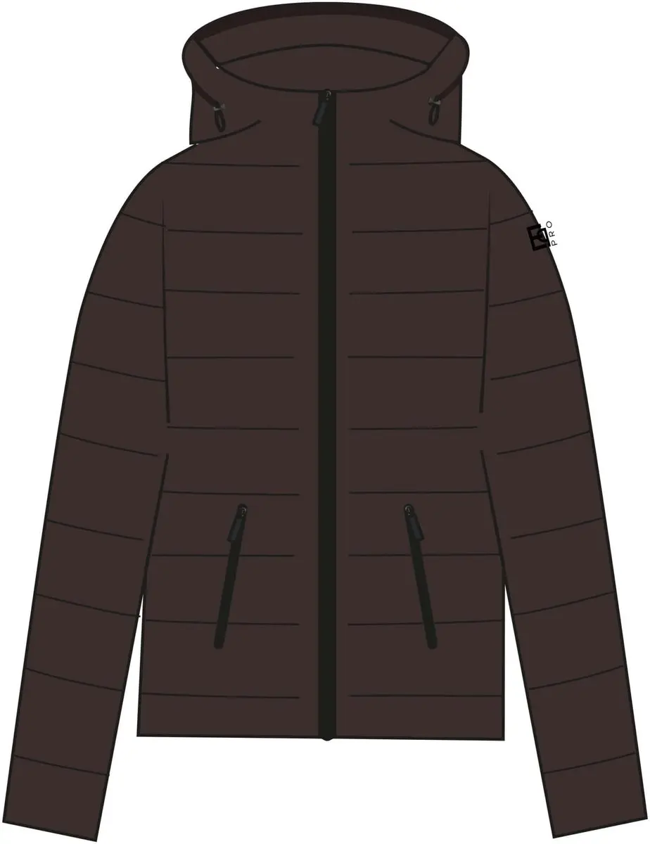 Horka Penelope Pufferjas Kort - Chocolate - XS - afbeelding 4 van 5