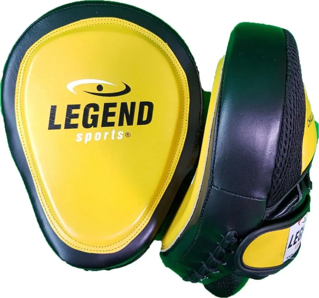 Focus Pads Zwart/Geel Leer