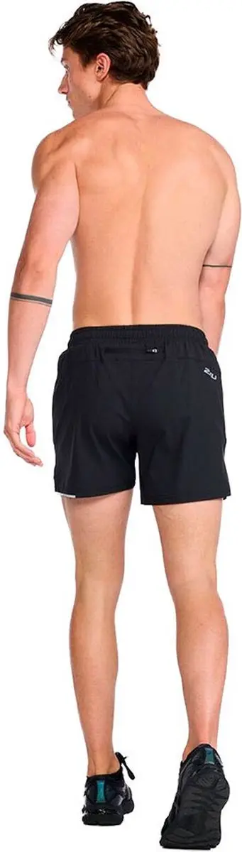 2XU Aero 5 Inch Korte Broek - Zwart - L - afbeelding 2 van 6