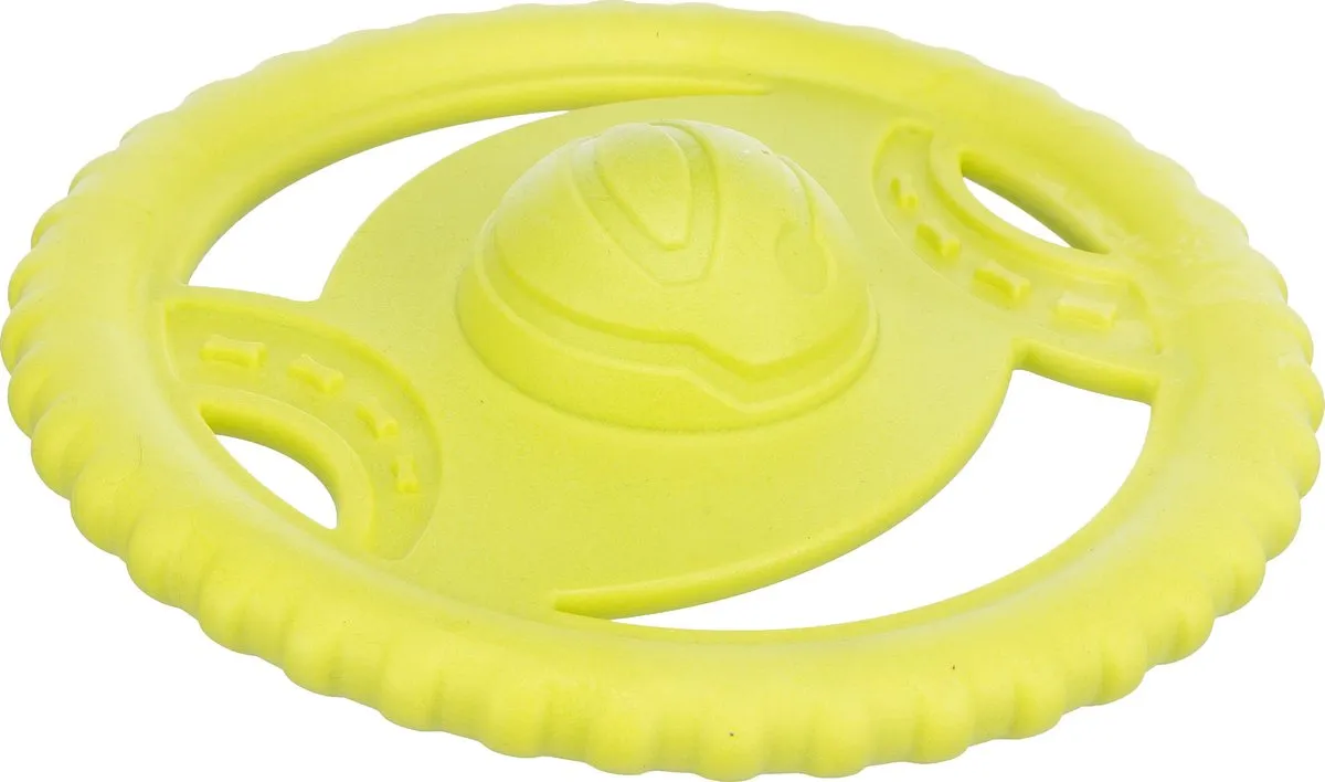 Trixie Aqua Hondenspeelgoed Schijf TPR 20cm - Geel - afbeelding 3 van 4