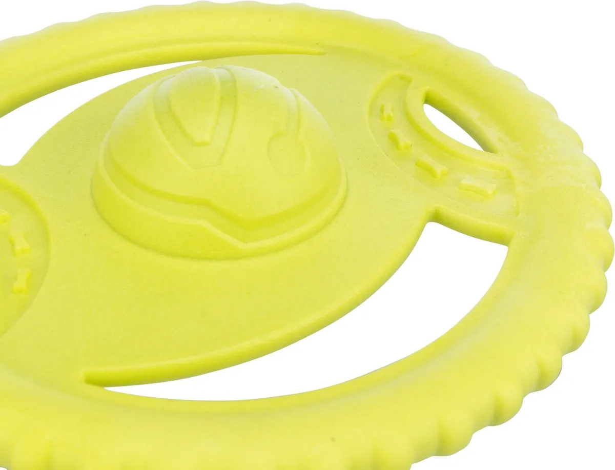 Trixie Aqua Hondenspeelgoed Schijf TPR 20cm - Geel - afbeelding 2 van 4