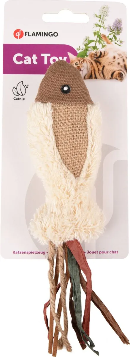 Flamingo Rila Vis met Kwastje - Wit