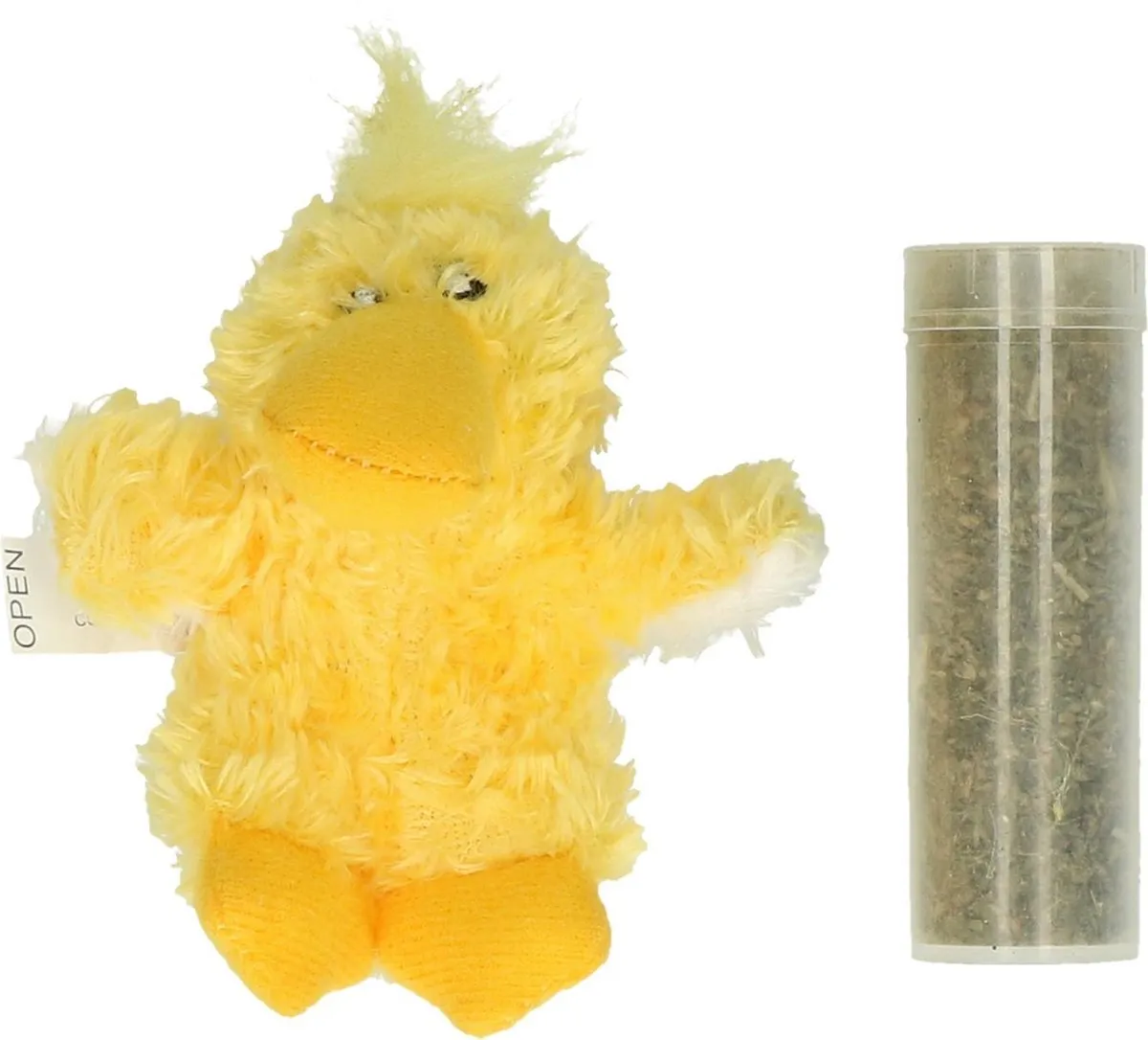 KONG Catnip Eend Kattenkruid - 9cm Geel