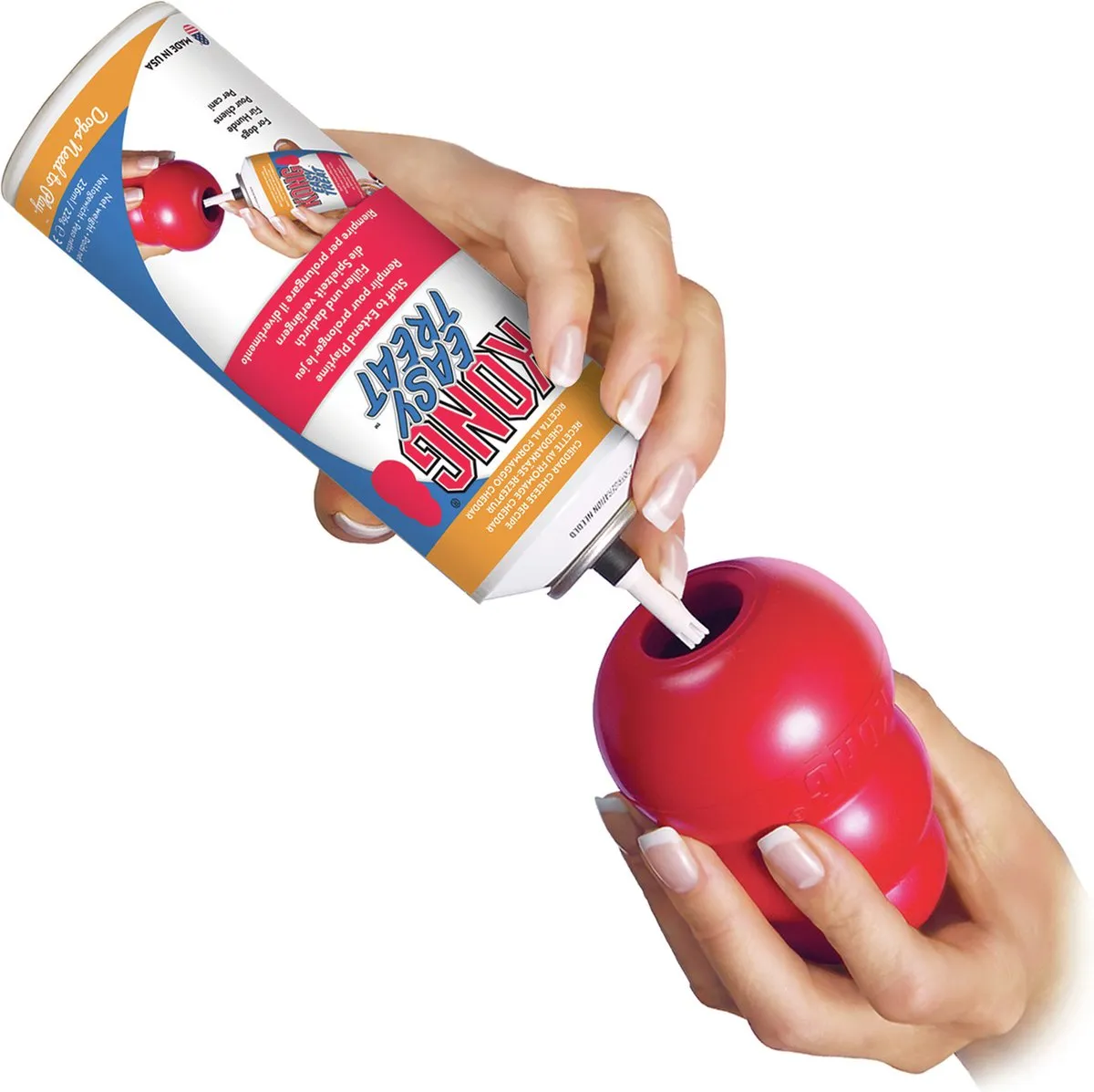 KONG Classic Snackbal Honden - Rubber 15.2cm Rood XXL