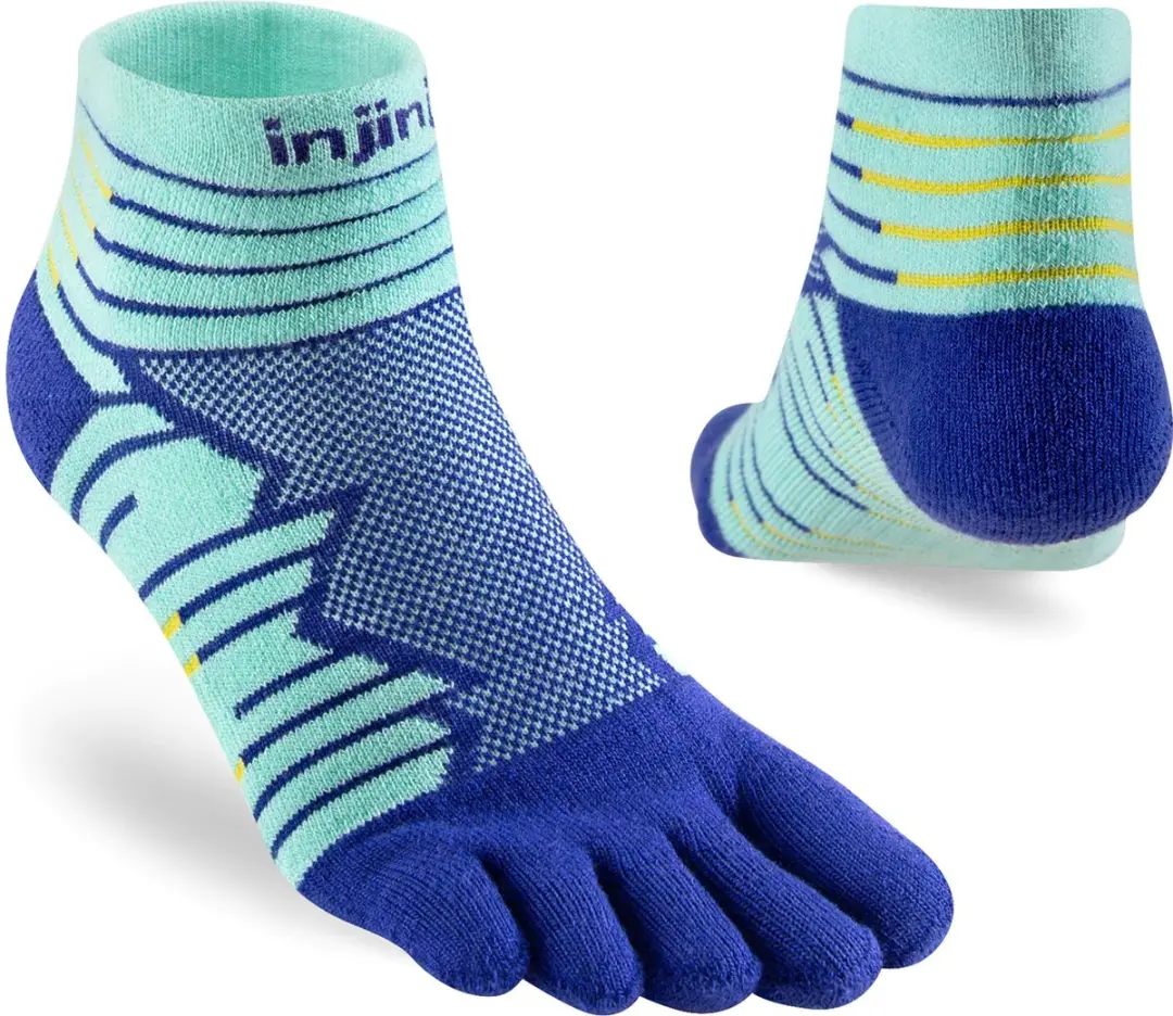 Injinji Ultra Run Mini-Crew Trail Sokken - Onyx - afbeelding 6 van 6