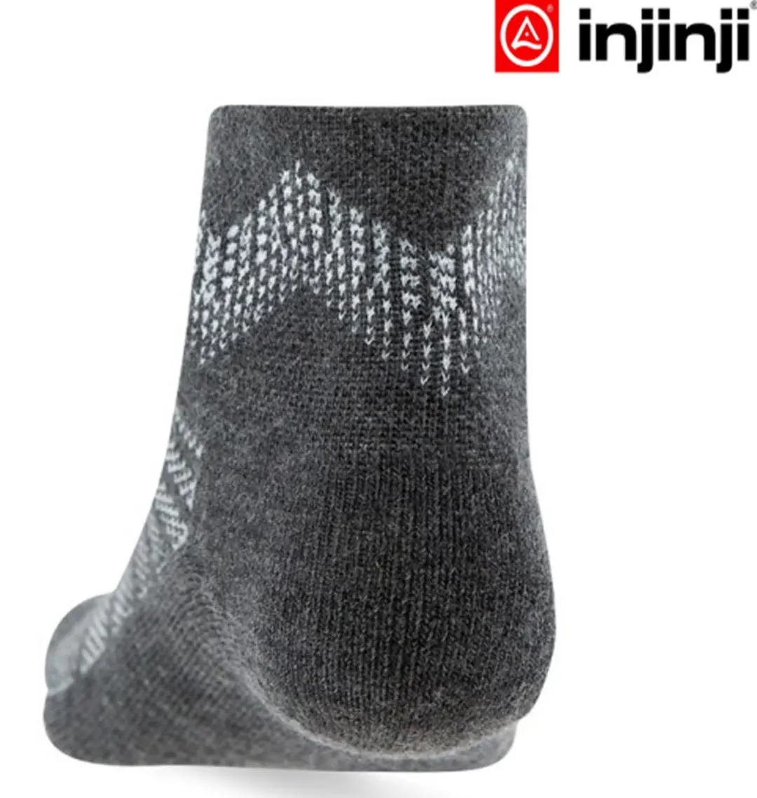 Injinji Midweight Mini-Crew Merinowol Teensokken - Grijs - afbeelding 2 van 6
