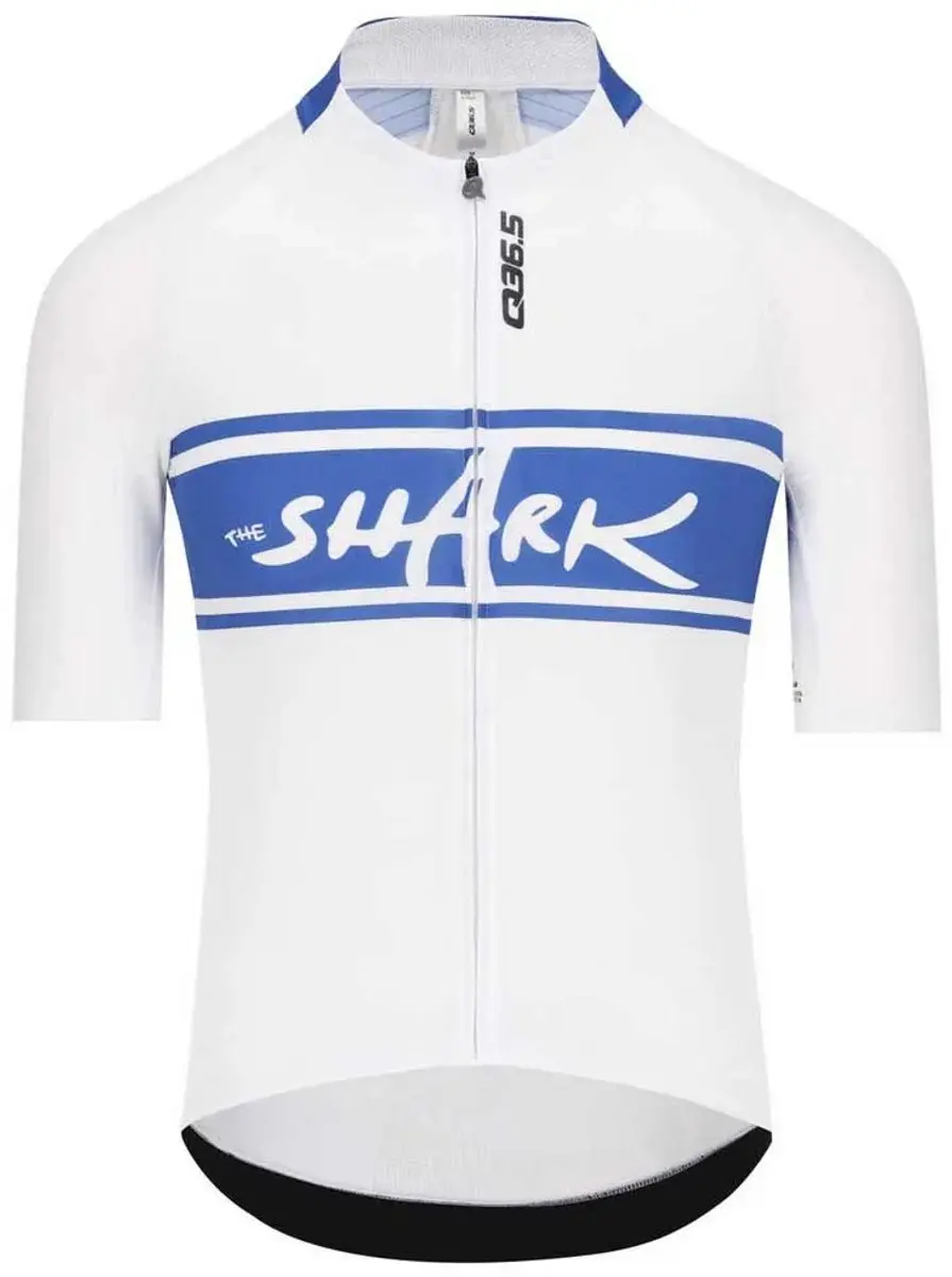 Q36.5 Gregarius Pro Nibali Racing Nazionale Korte Mouw Wielertrui Wit 2XL Man