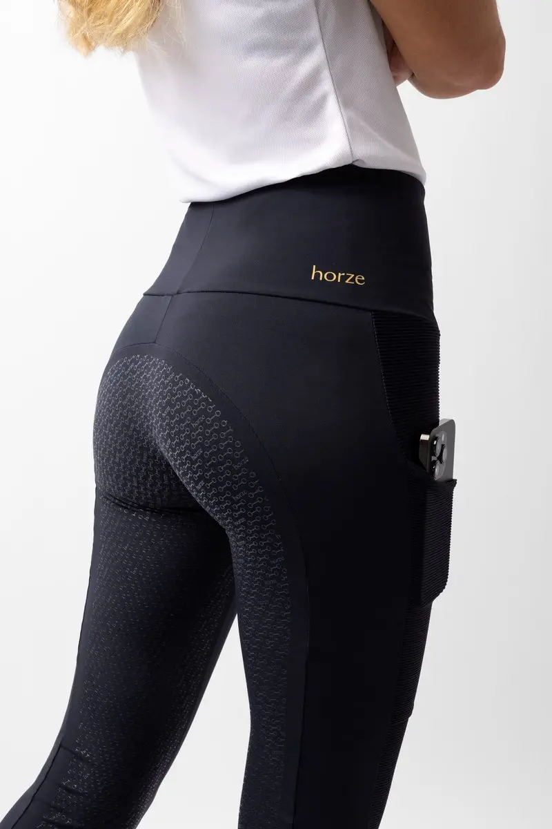 Horze Mathilde Functionele Tights Dames - Dark Navy - 40 - afbeelding 3 van 6
