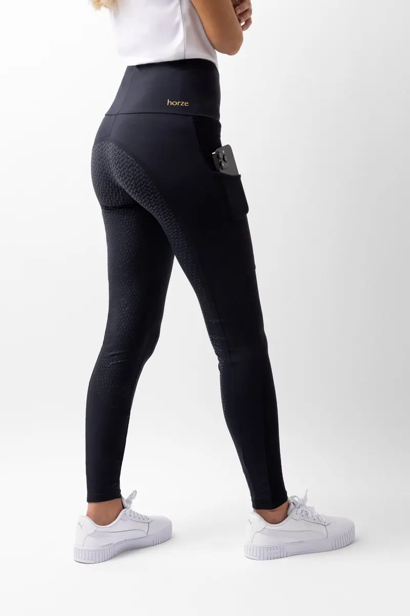 Horze Mathilde Functionele Tights Dames - Dark Navy - 40 - afbeelding 4 van 6