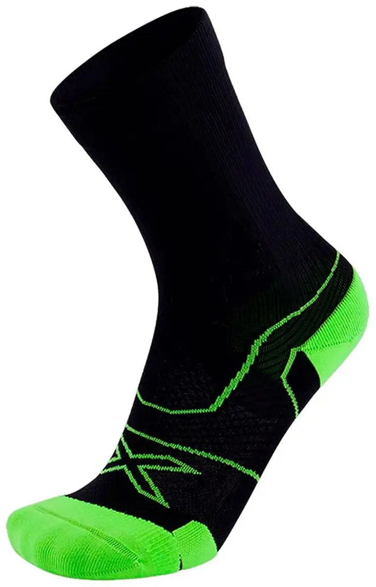 2xu Vectr Cushion Crewsokken Zwart EU 38-41 1/2