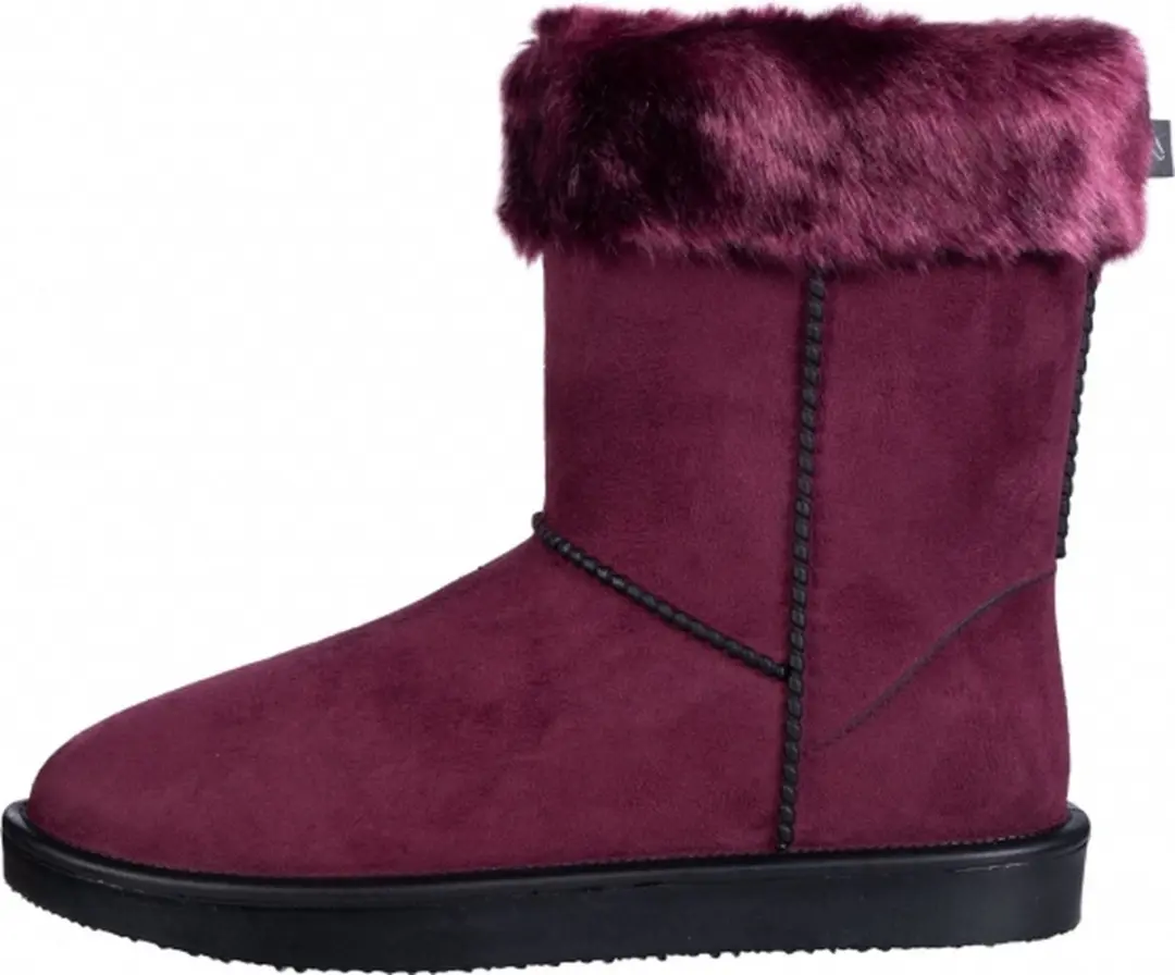 HKM Allweatherlaars Davos Fur (met bontrandje) waterdicht winerood maat 41