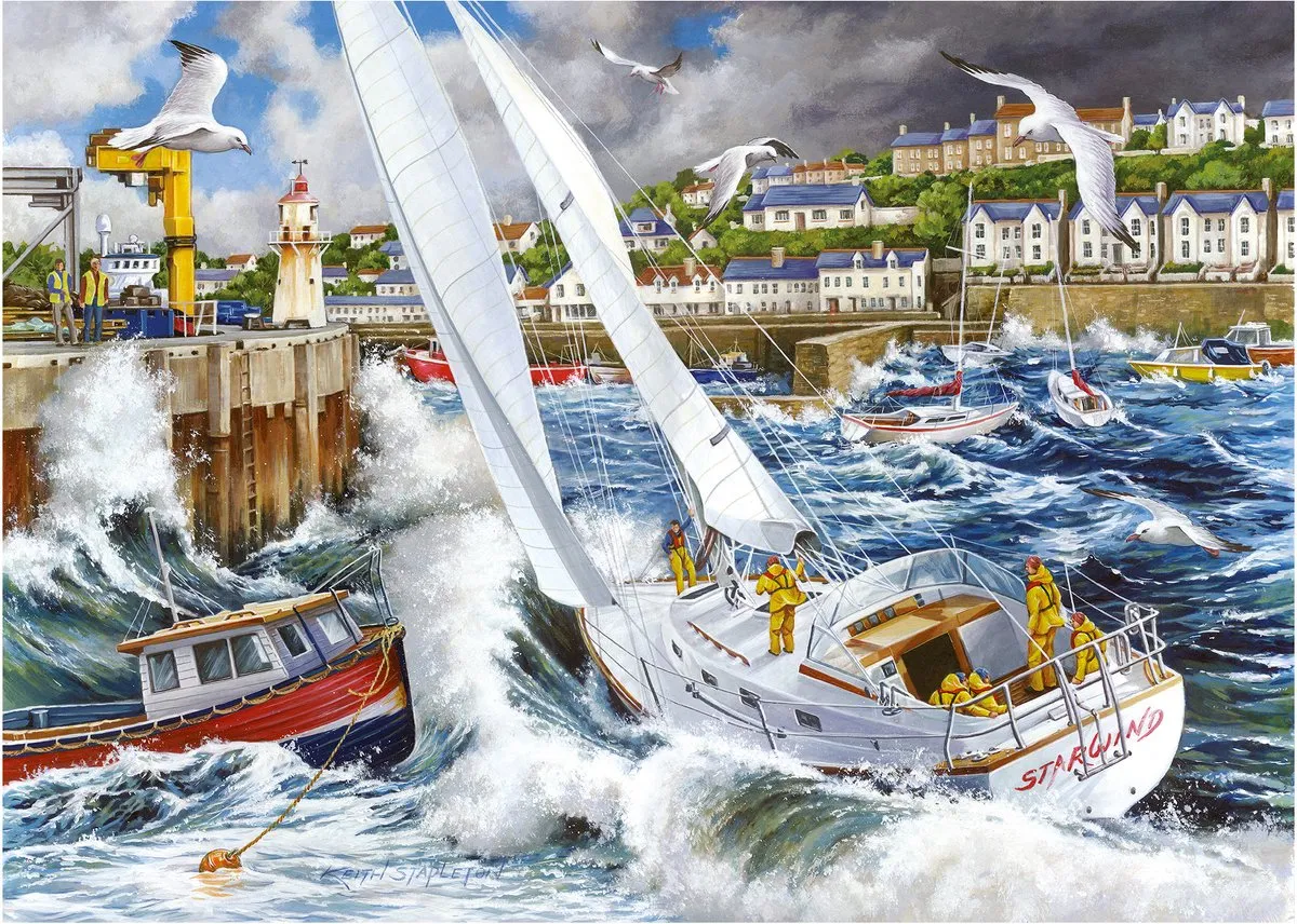 House Of Puzzles Storm Chased Legpuzzel 500 Stuks
