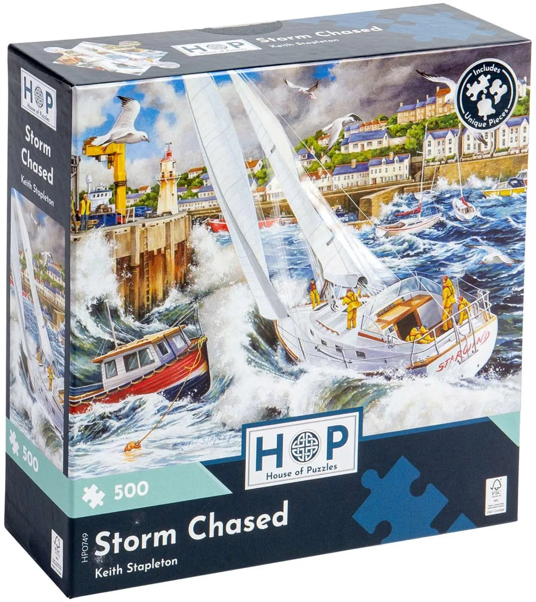 House Of Puzzles Storm Chased Legpuzzel 500 Stuks - Multicolor
