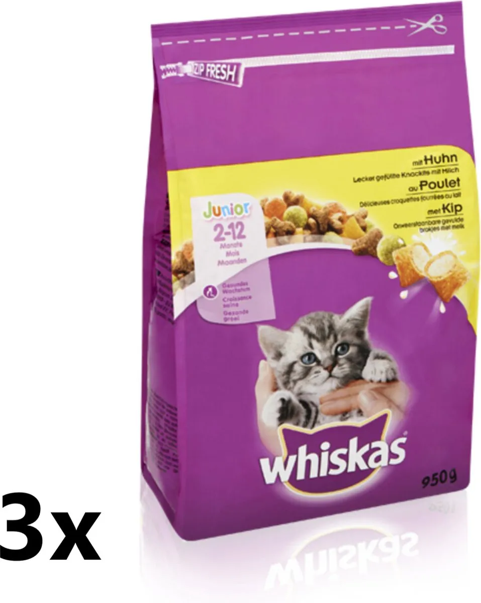 Whiskas Junior Kip Droogvoer