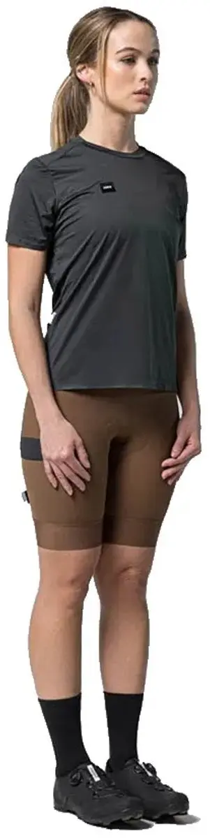 Gobik Tech Solid T-shirt Met Korte Mouwen Grijs M Vrouw