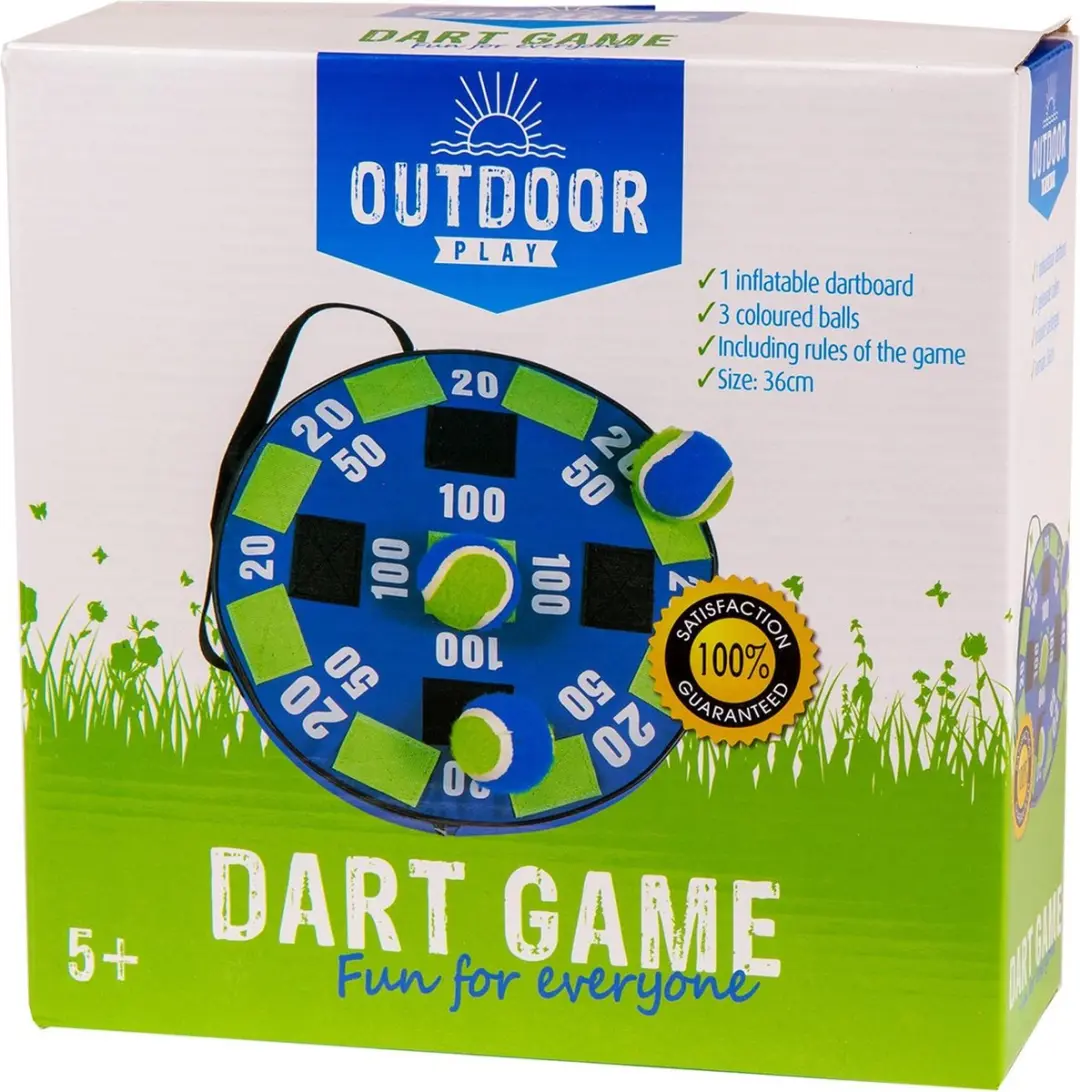 Outdoor Play Opblaasbaar Dartspel - Ø36cm - 3 Ballen - afbeelding 6 van 6