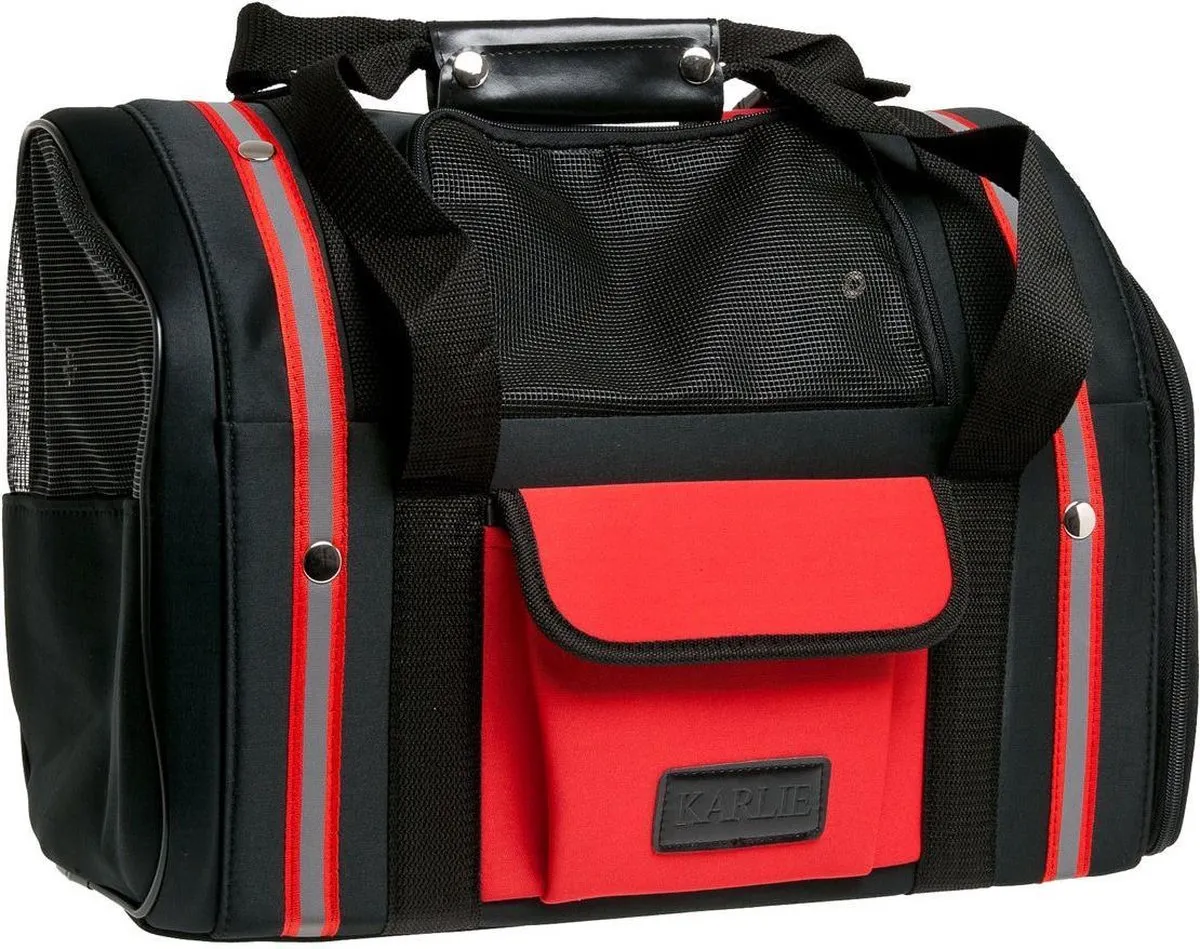 Flamingo Hondentas Smart Bag - 65x46x29cm - Zwart