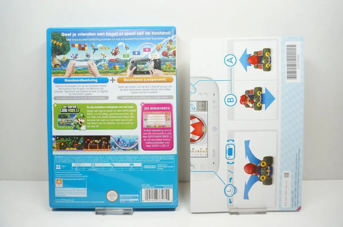 Nintendo New Super Mario Bros. U & Luigi U Wii U - 5 Spelers Offline