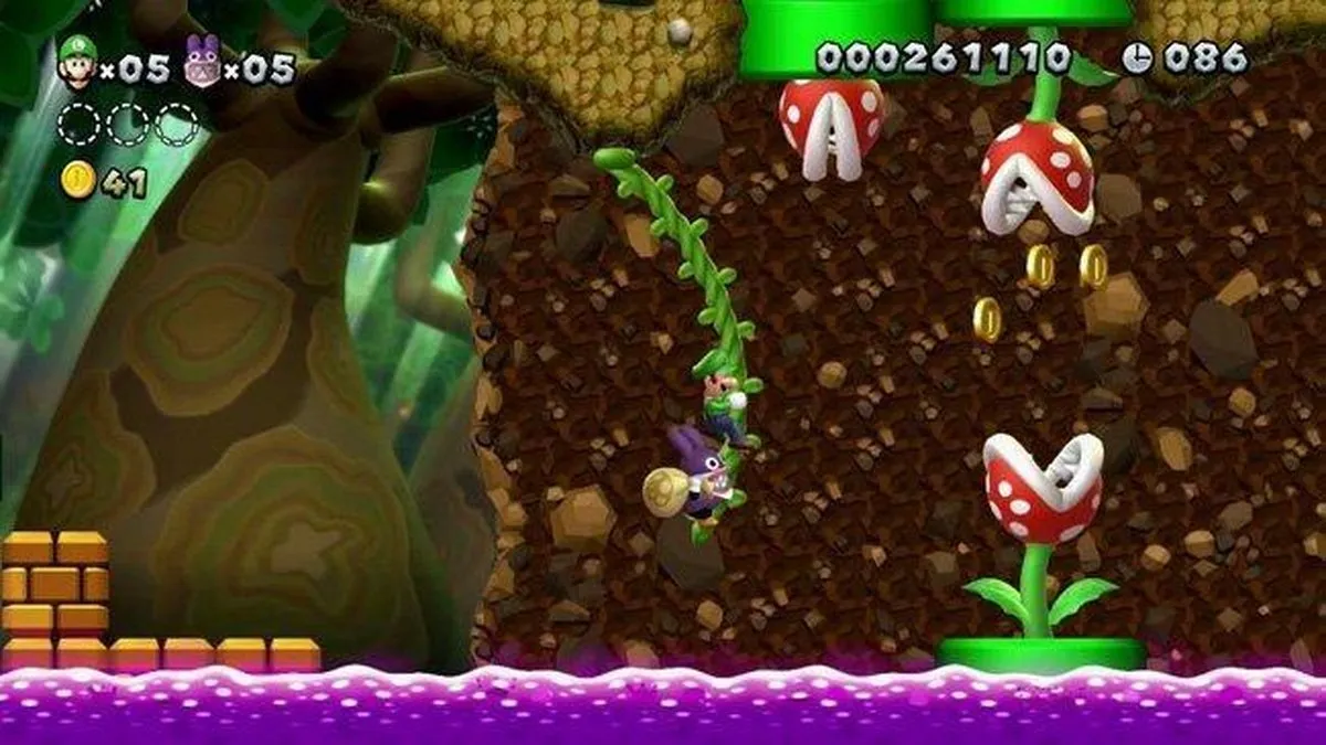 Nintendo New Super Mario Bros. U & Luigi U Wii U - 5 Spelers Offline