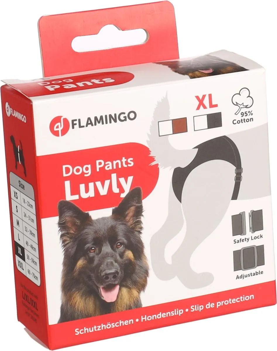 Flamingo Luvly Slip Loopheidsbroekje Hond