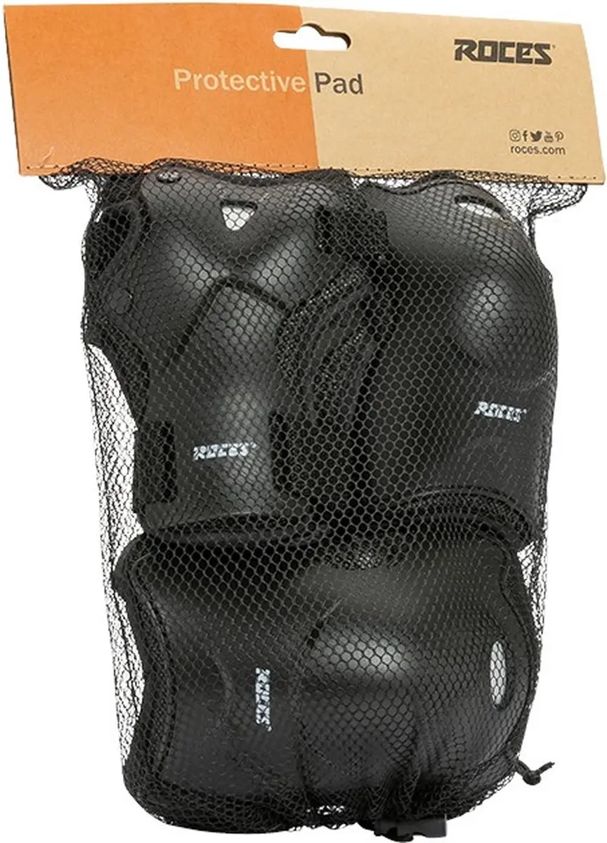 Roces Super Skatebescherming 3-Pack - Zwart S - afbeelding 4 van 6