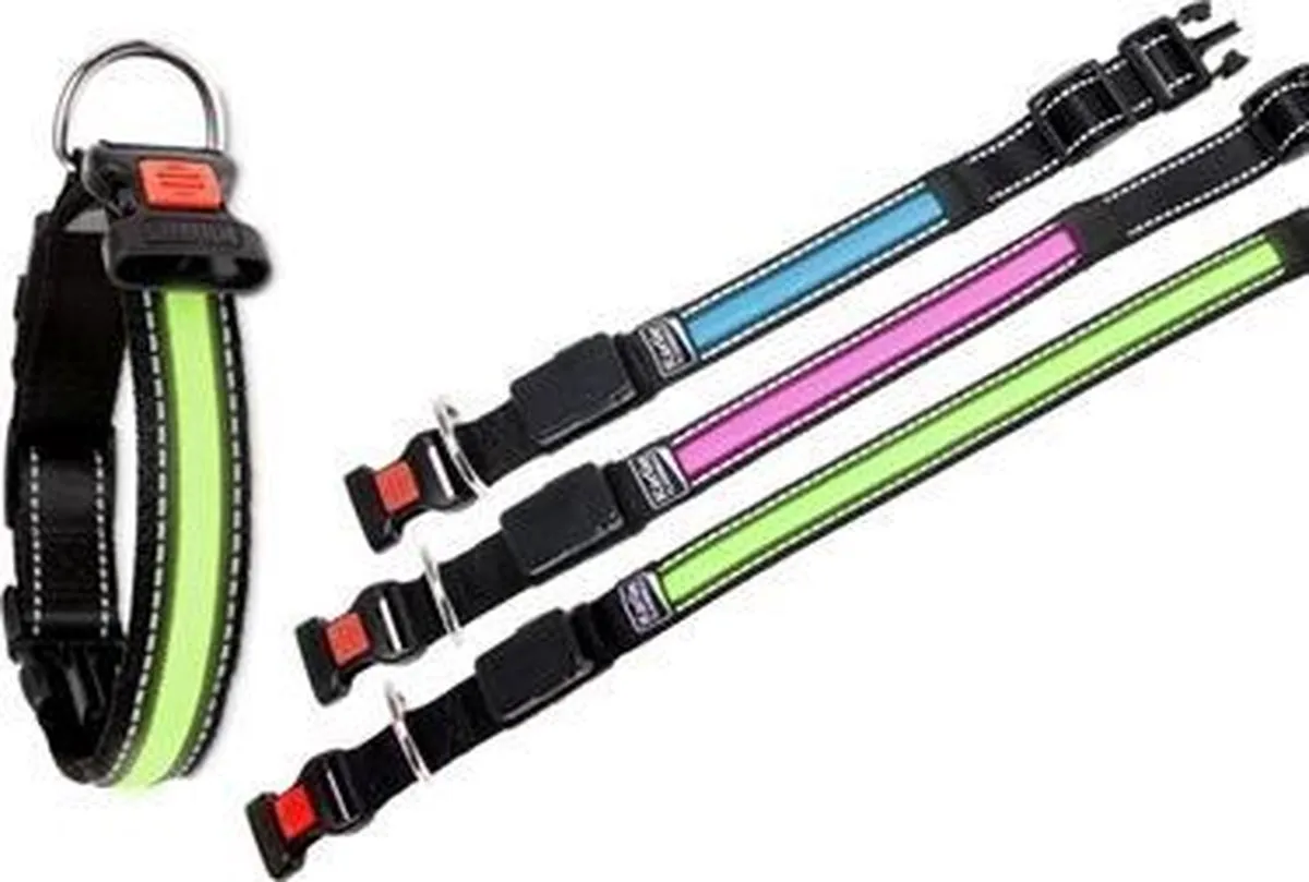 Flamingo Halsband O'Led Groen 36cm