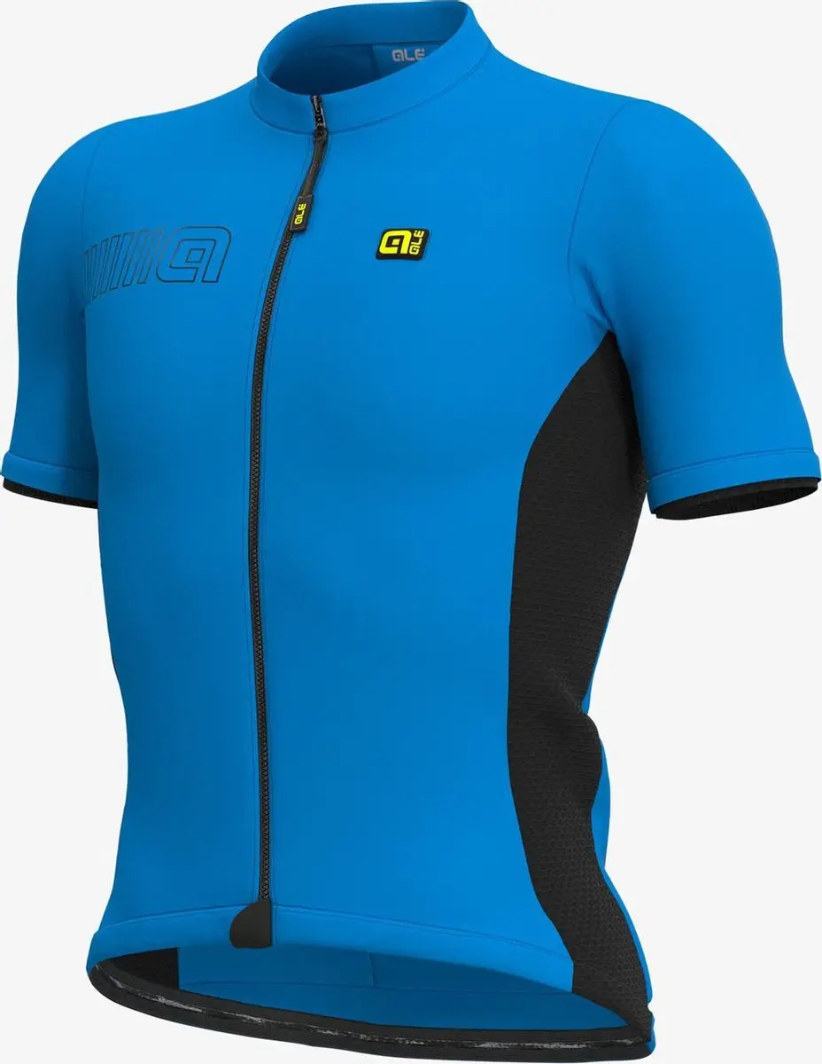 Alé Solid Color Block Fietsshirt - Fluo Geel - L - afbeelding 5 van 6