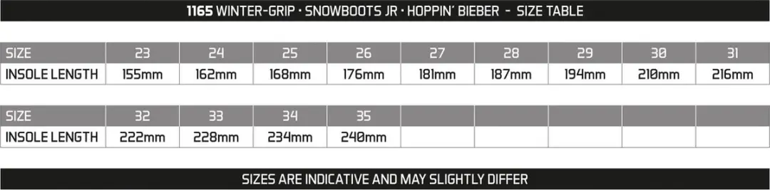 Winter-grip Snow Flake Kinderwinterlaarzen - Zwart/Geel - afbeelding 3 van 4
